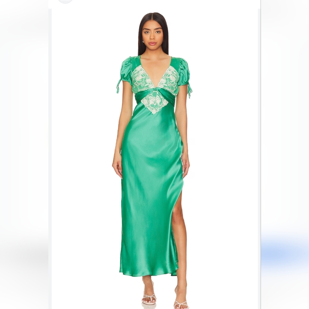 Free People Green Maxi Dress